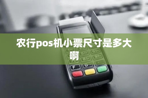 农行pos机小票尺寸是多大啊