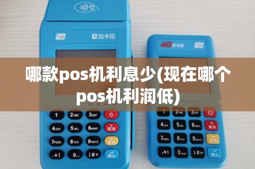 哪款pos机利息少(现在哪个pos机利润低)