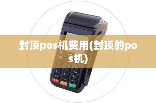 封顶pos机费用(封顶的pos机)