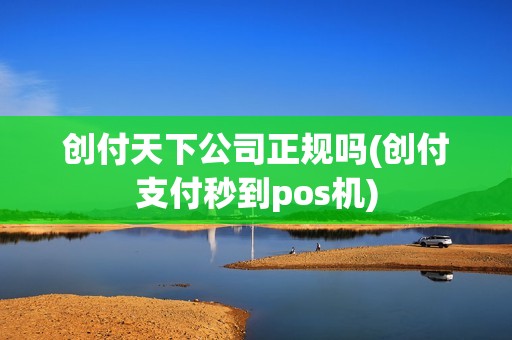 创付天下公司正规吗(创付支付秒到pos机)