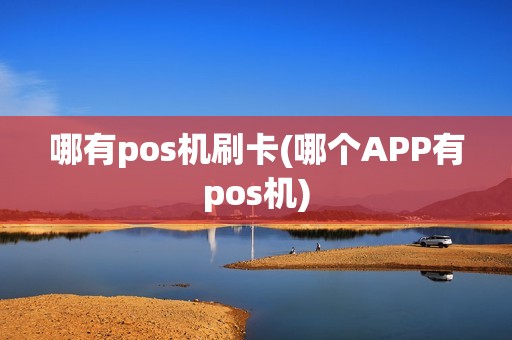哪有pos机刷卡(哪个APP有pos机)