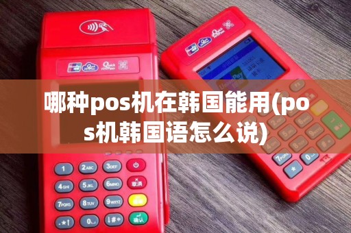 哪种pos机在韩国能用(pos机韩国语怎么说)
