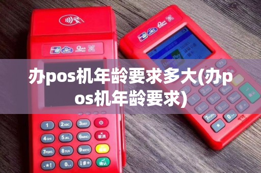 办pos机年龄要求多大(办pos机年龄要求)