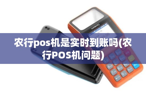 农行pos机是实时到账吗(农行POS机问题)