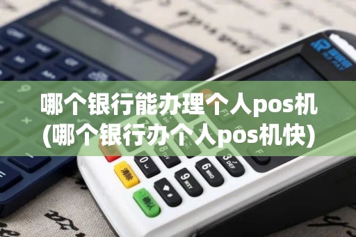 哪个银行能办理个人pos机(哪个银行办个人pos机快)