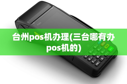 台州pos机办理(三台哪有办pos机的)