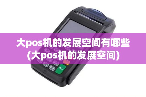 大pos机的发展空间有哪些(大pos机的发展空间)