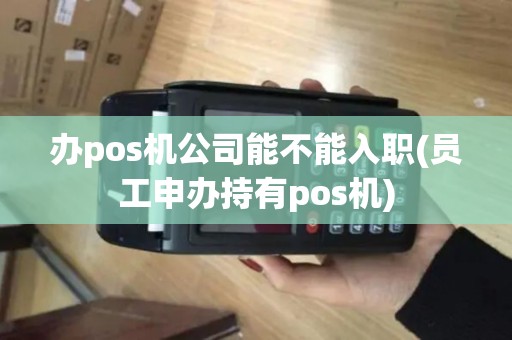办pos机公司能不能入职(员工申办持有pos机)