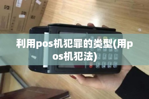 利用pos机犯罪的类型(用pos机犯法)