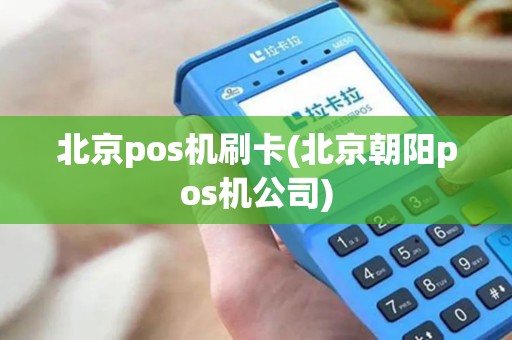 北京pos机刷卡(北京朝阳pos机公司)