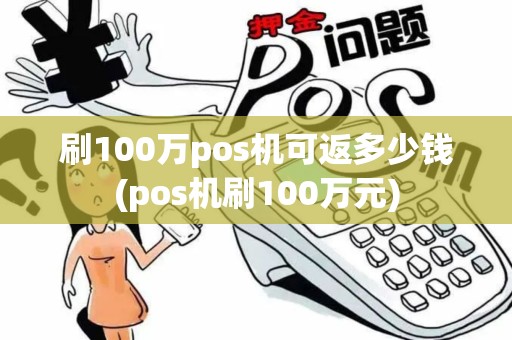 刷100万pos机可返多少钱(pos机刷100万元)