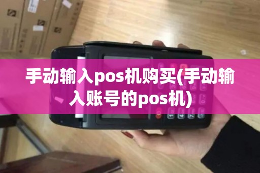 手动输入pos机购买(手动输入账号的pos机)