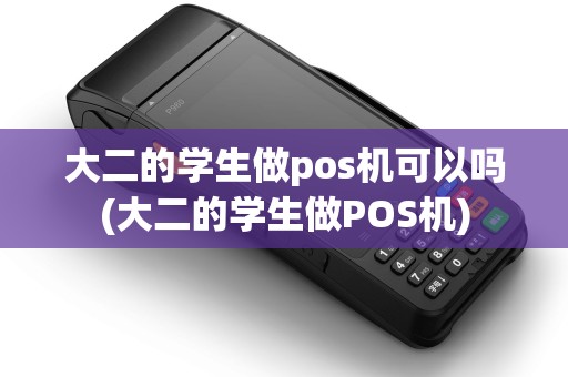 大二的学生做pos机可以吗(大二的学生做POS机)