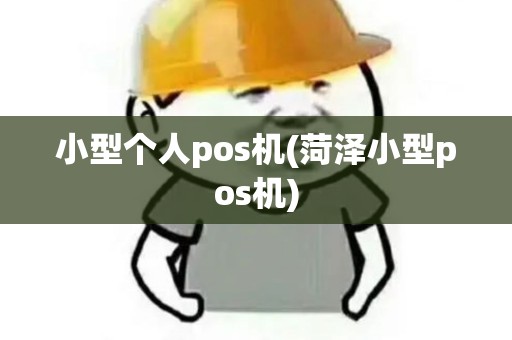 小型个人pos机(菏泽小型pos机)