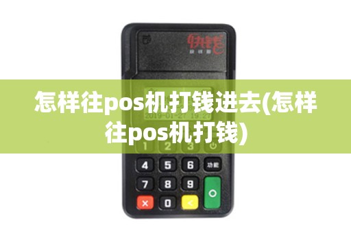 怎样往pos机打钱进去(怎样往pos机打钱)