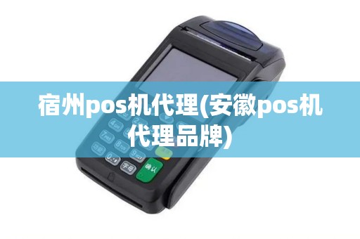 宿州pos机代理(安徽pos机代理品牌)