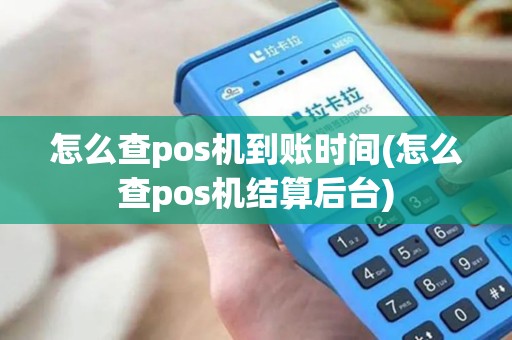 怎么查pos机到账时间(怎么查pos机结算后台)