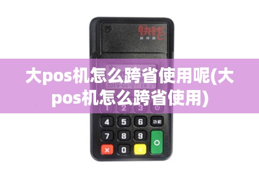 大pos机怎么跨省使用呢(大pos机怎么跨省使用)