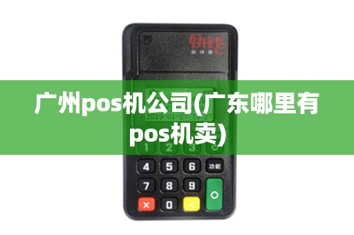 广州pos机公司(广东哪里有pos机卖)