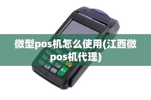 微型pos机怎么使用(江西微pos机代理)