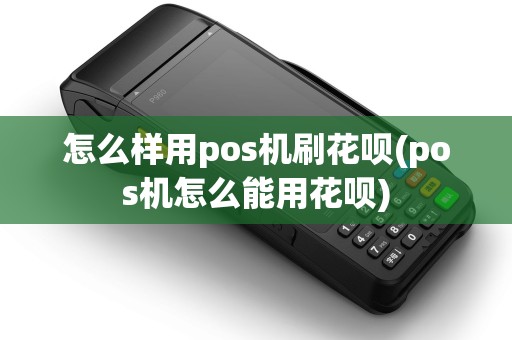 怎么样用pos机刷花呗(pos机怎么能用花呗)