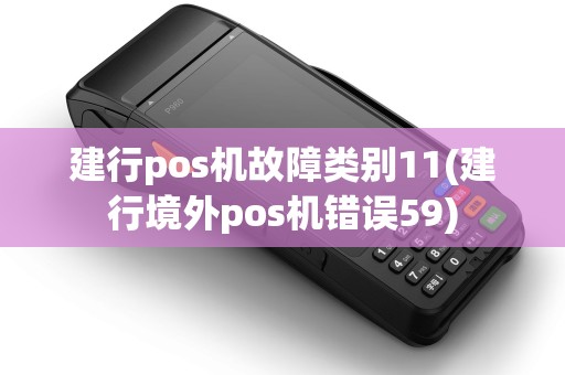 建行pos机故障类别11(建行境外pos机错误59)