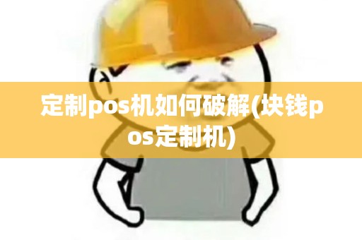 定制pos机如何破解(块钱pos定制机)