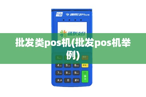 批发类pos机(批发pos机举例)