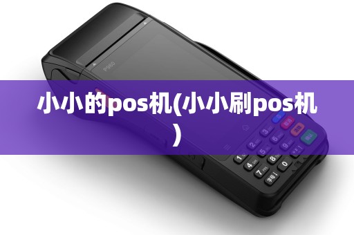小小的pos机(小小刷pos机)