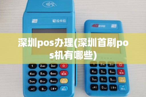 深圳pos办理(深圳首刷pos机有哪些)