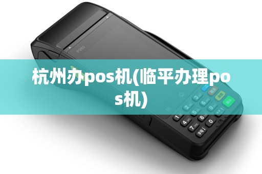 杭州办pos机(临平办理pos机)