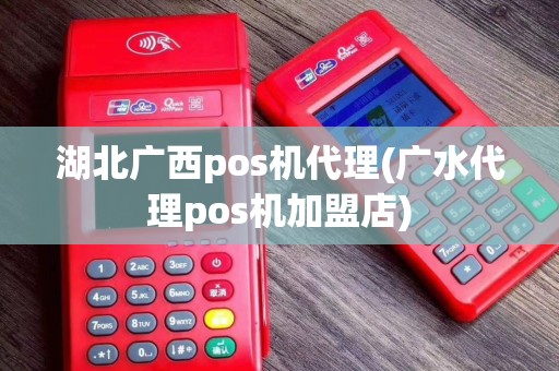 湖北广西pos机代理(广水代理pos机加盟店)