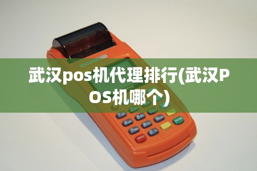 武汉pos机代理排行(武汉POS机哪个)