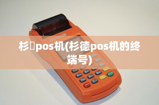 杉徳pos机(杉德pos机的终端号)