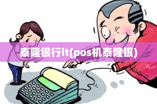 泰隆银行it(pos机泰隆银)