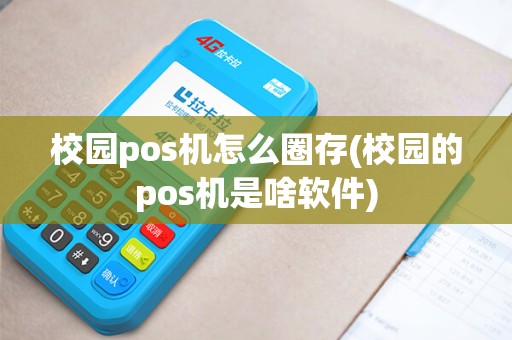 校园pos机怎么圈存(校园的pos机是啥软件)