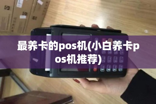 最养卡的pos机(小白养卡pos机推荐)