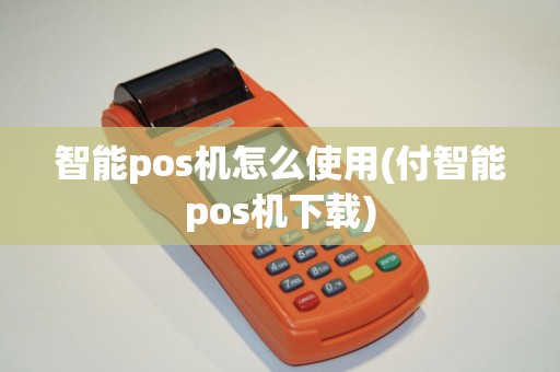 智能pos机怎么使用(付智能pos机下载)