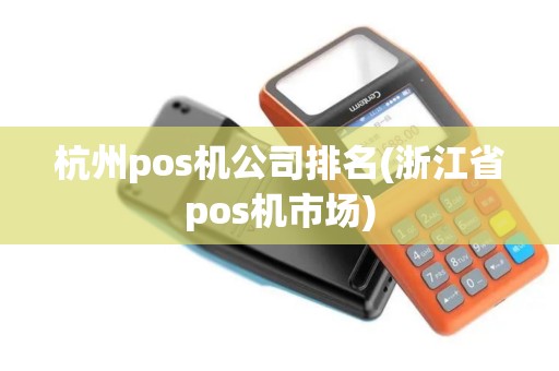 杭州pos机公司排名(浙江省pos机市场)