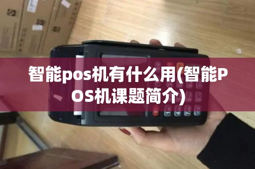 智能pos机有什么用(智能POS机课题简介)