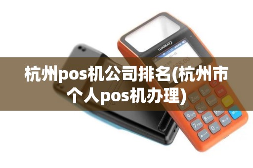杭州pos机公司排名(杭州市个人pos机办理)