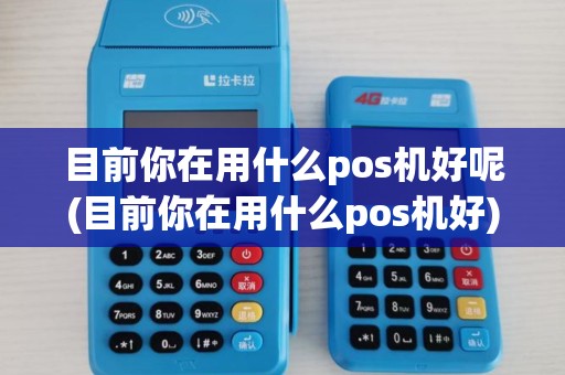 目前你在用什么pos机好呢(目前你在用什么pos机好)