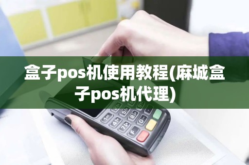盒子pos机使用教程(麻城盒子pos机代理)