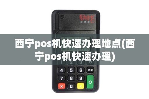 西宁pos机快速办理地点(西宁pos机快速办理)