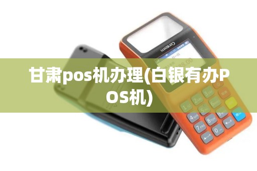 甘肃pos机办理(白银有办POS机)