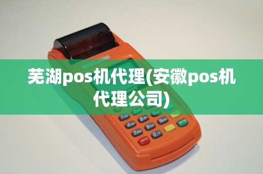 芜湖pos机代理(安徽pos机代理公司)