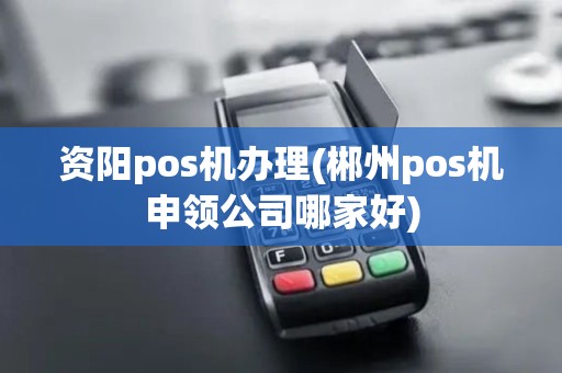 资阳pos机办理(郴州pos机申领公司哪家好)