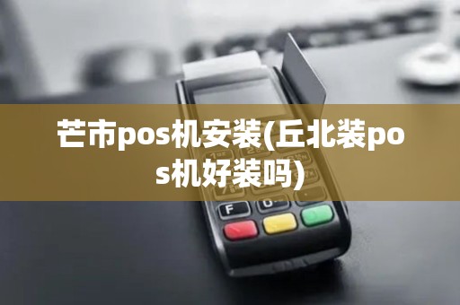芒市pos机安装(丘北装pos机好装吗)