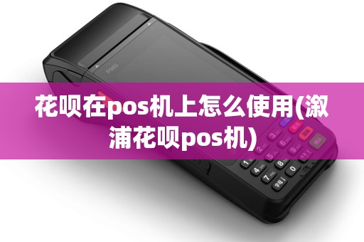 花呗在pos机上怎么使用(溆浦花呗pos机)