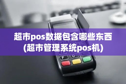 超市pos数据包含哪些东西(超市管理系统pos机)